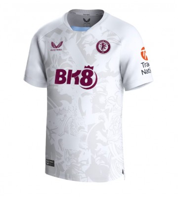 Lacne Muži Futbalové dres Aston Villa 2023-24 Krátky Rukáv - Preč